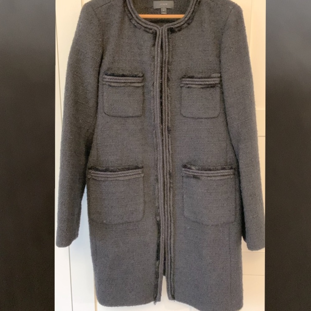 J Crew wool blend coat